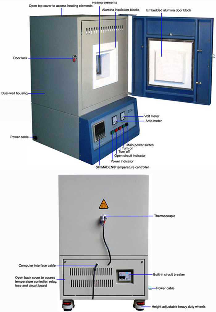 1700C muffle furnace